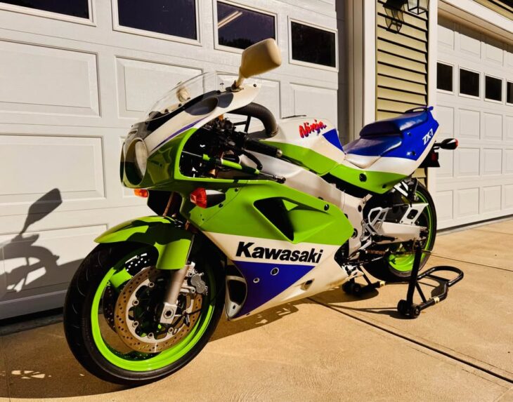 Green With Envy: 1991 Kawasaki Ninja ZX-7 in MA - Rare