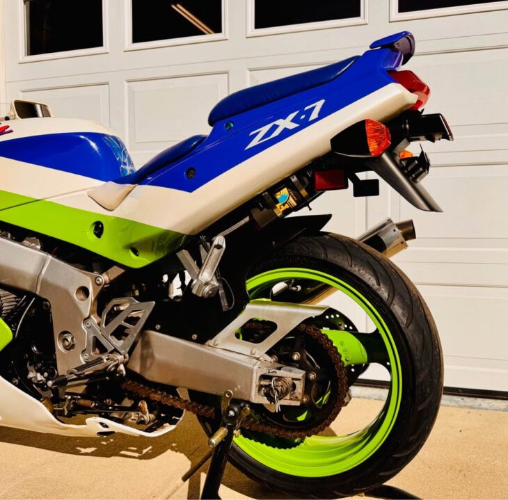 Green With Envy: 1991 Kawasaki Ninja ZX-7 in MA - Rare