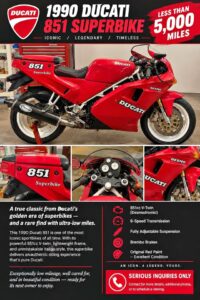 One Owner, One Slick Graphic: 1990 Ducati 851 Superbike